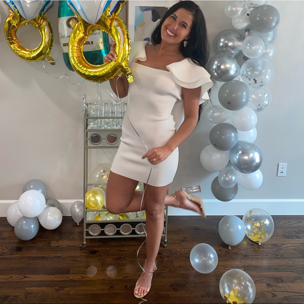 White ASOS dress